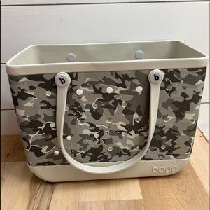 Bogg Bag LARGE -Camo gray NEW WITH TAGS